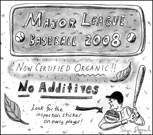 steroids baseball cartoon